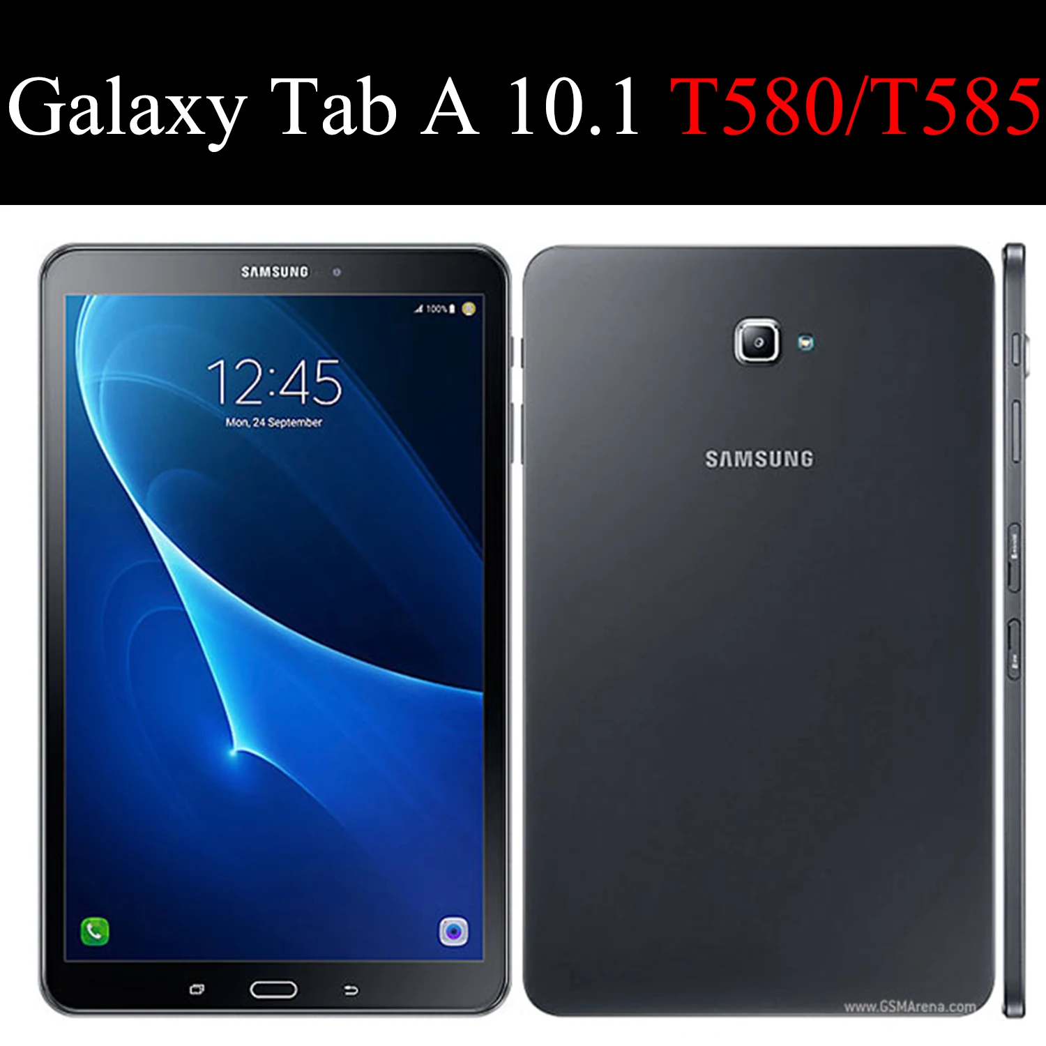 Tablet Case Case For Samsung Galaxy Tab A 10.1" Cover Flip Leather Smart Magnetic Stand Shell PC Back Cover SM-T580 SM-T585