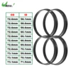 UXCELL 4Pcs 72.6mm 73.1mm to 58.1mm 59.6mm 60.1mm 66.1mm 66.9mm Car Tire Centering Hub Centric Ring Wheel Bore Center Spacer 1