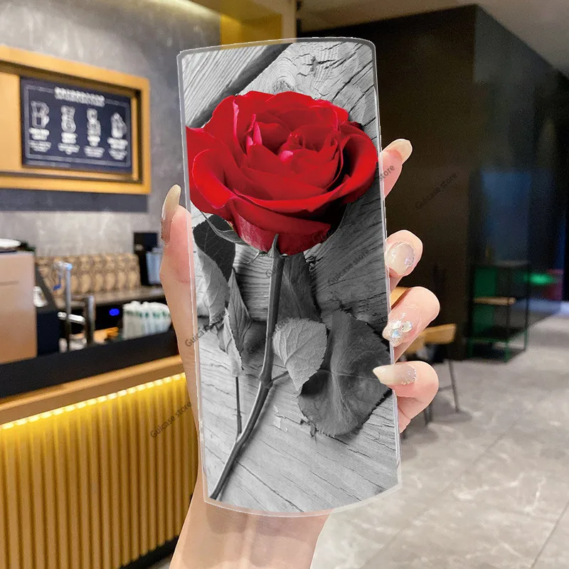 Clear Soft Silicone Cute Painted TPU Case Cover