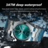 POEDAGAR Luxury Quartz Man Wristwatch Sport Men Watches Waterproof Luminous Date Week Stainless Steel Men's Watch Male Reloj+box 3