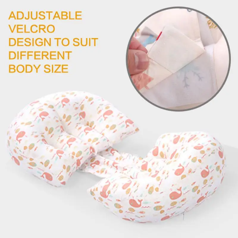 Maternity Pillow Multifunctional Pure Cotton Maternity Accessories Pregnant Womens Pillow Cartoon 56x35cm U-shaped