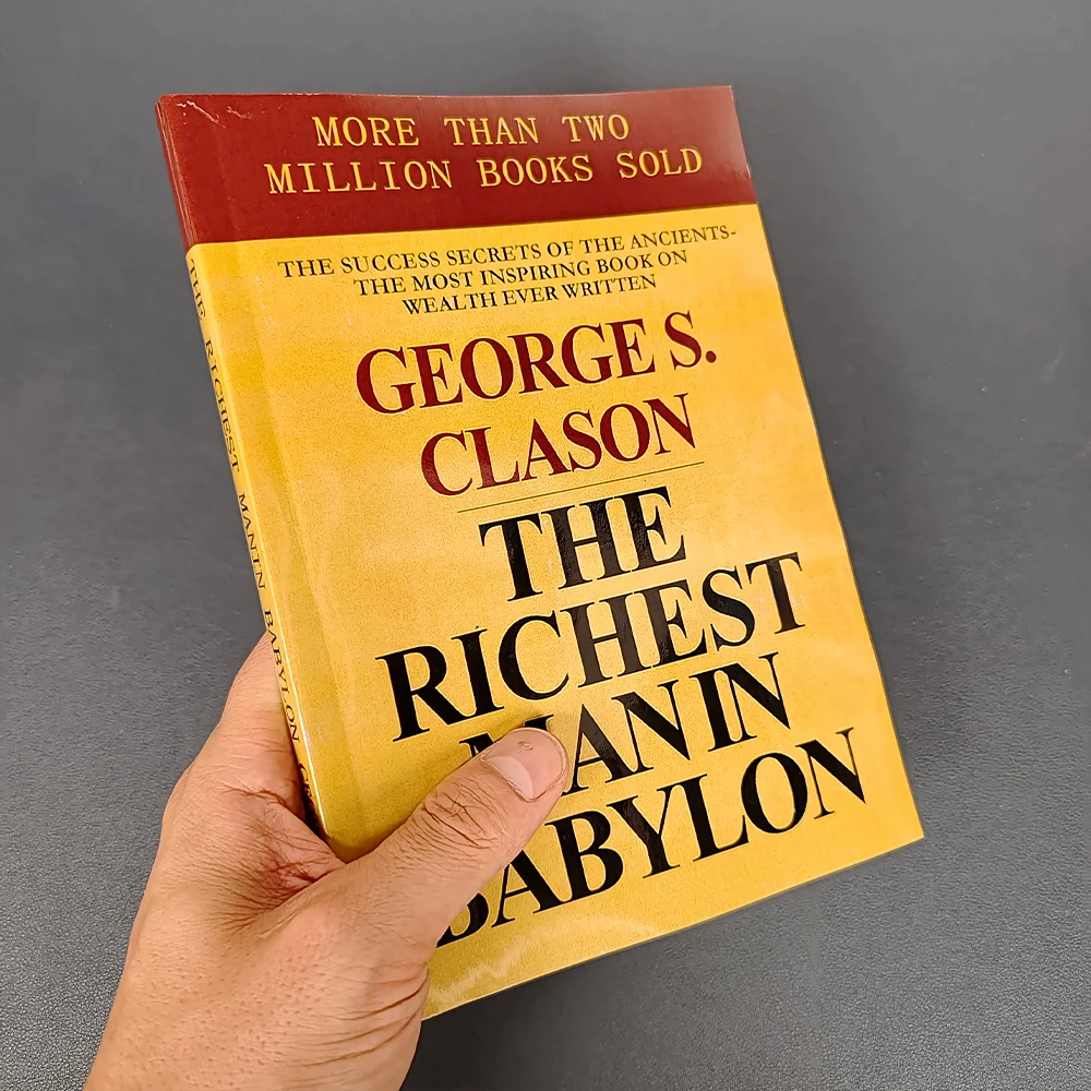 האיש העשיר ביותר בבבילון מאת ג'ורג' ס. קלאסון הצלחה פיננסית קריאה מעוררת השראה ספר באנגלית