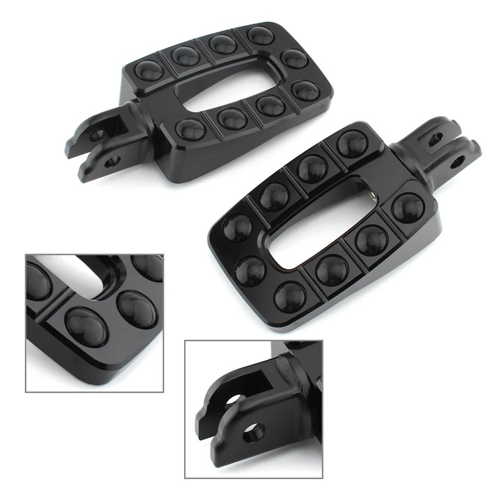 

Motorcycle Front Driver Foot Peg Front Footrest Foot Pedal Non-slip For Harley Davidson Softail 2018-2023 Fat Boy Street Bob