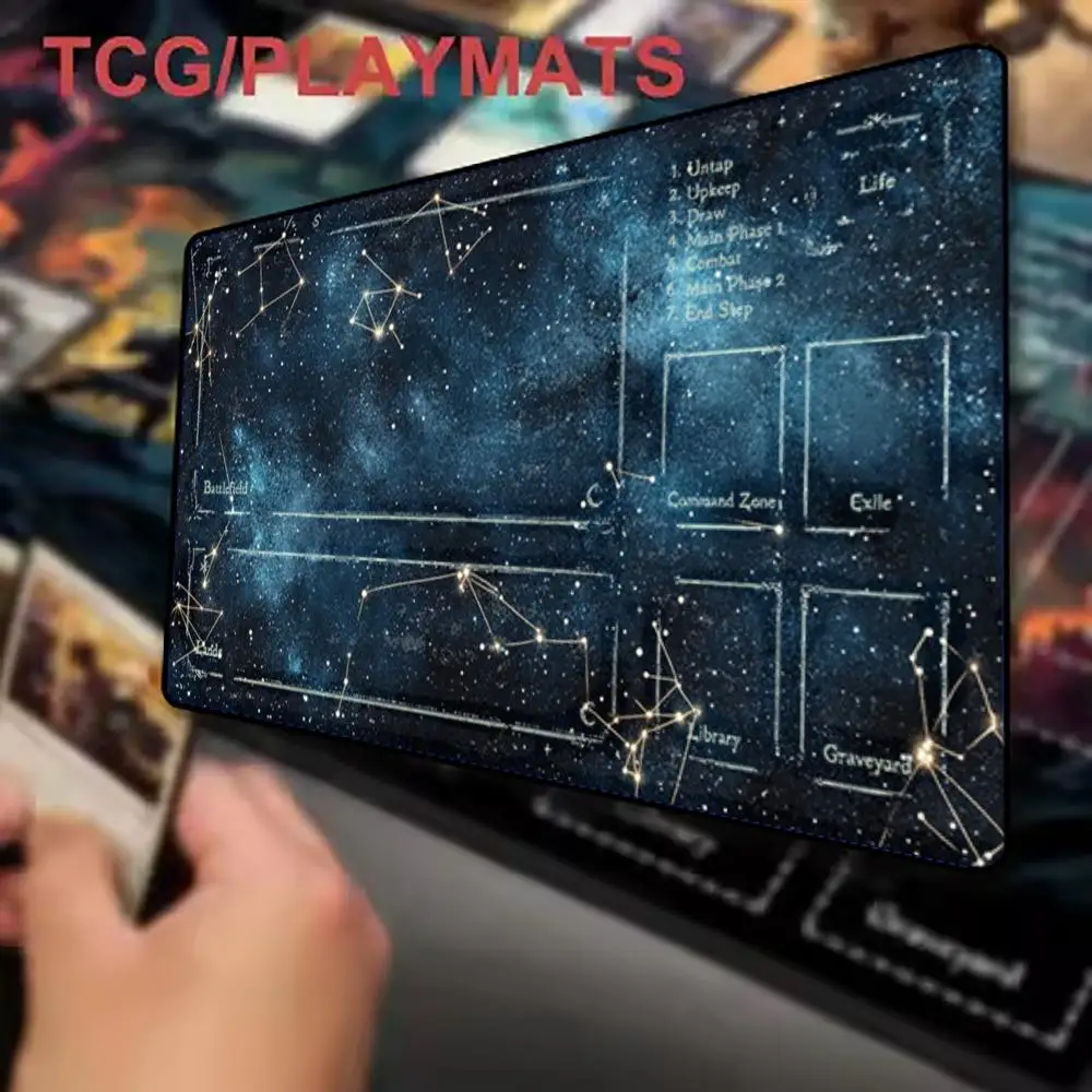 Galaxy Fantasy Star Map Anti-Slip Gaming Playmat