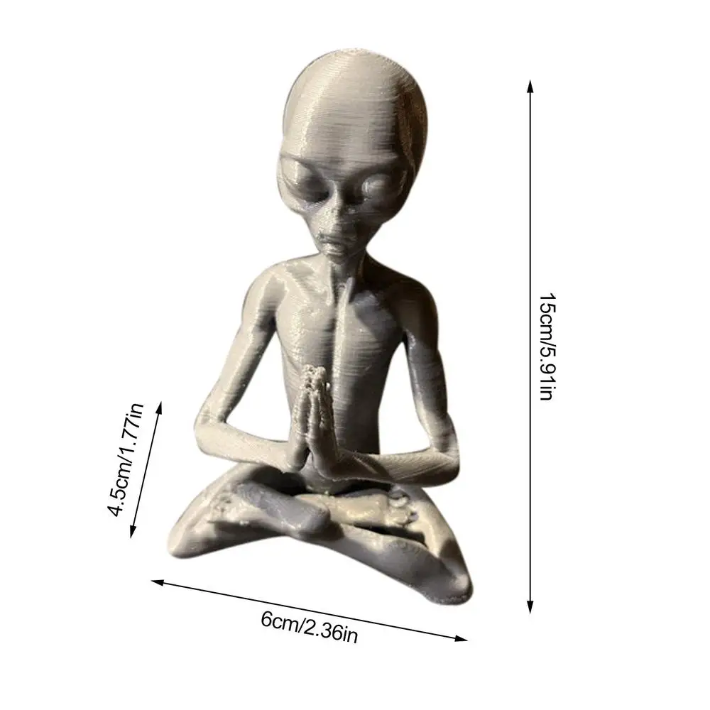 Statue en résine XXL extraterrestre alien 125 cm | Prince Décoration