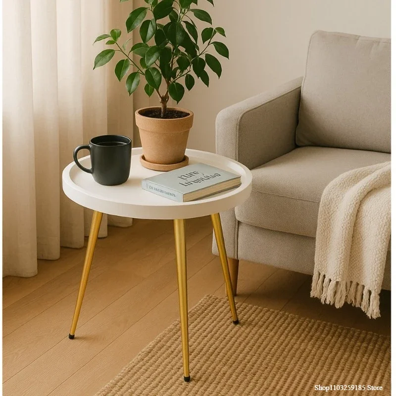 طاولة صينية سوداء مستديرة