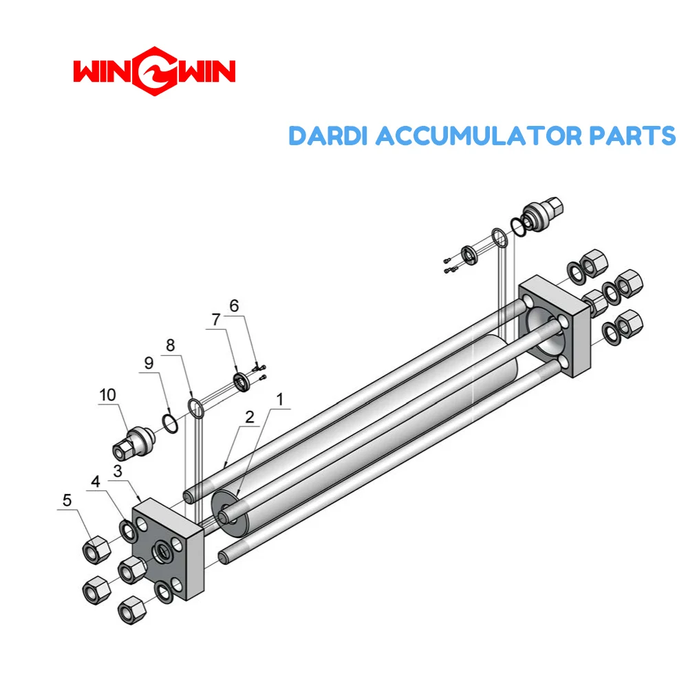 

Адаптер Dardi Waterjet для аттенюатора, запасная часть, четырехсторонний адаптер