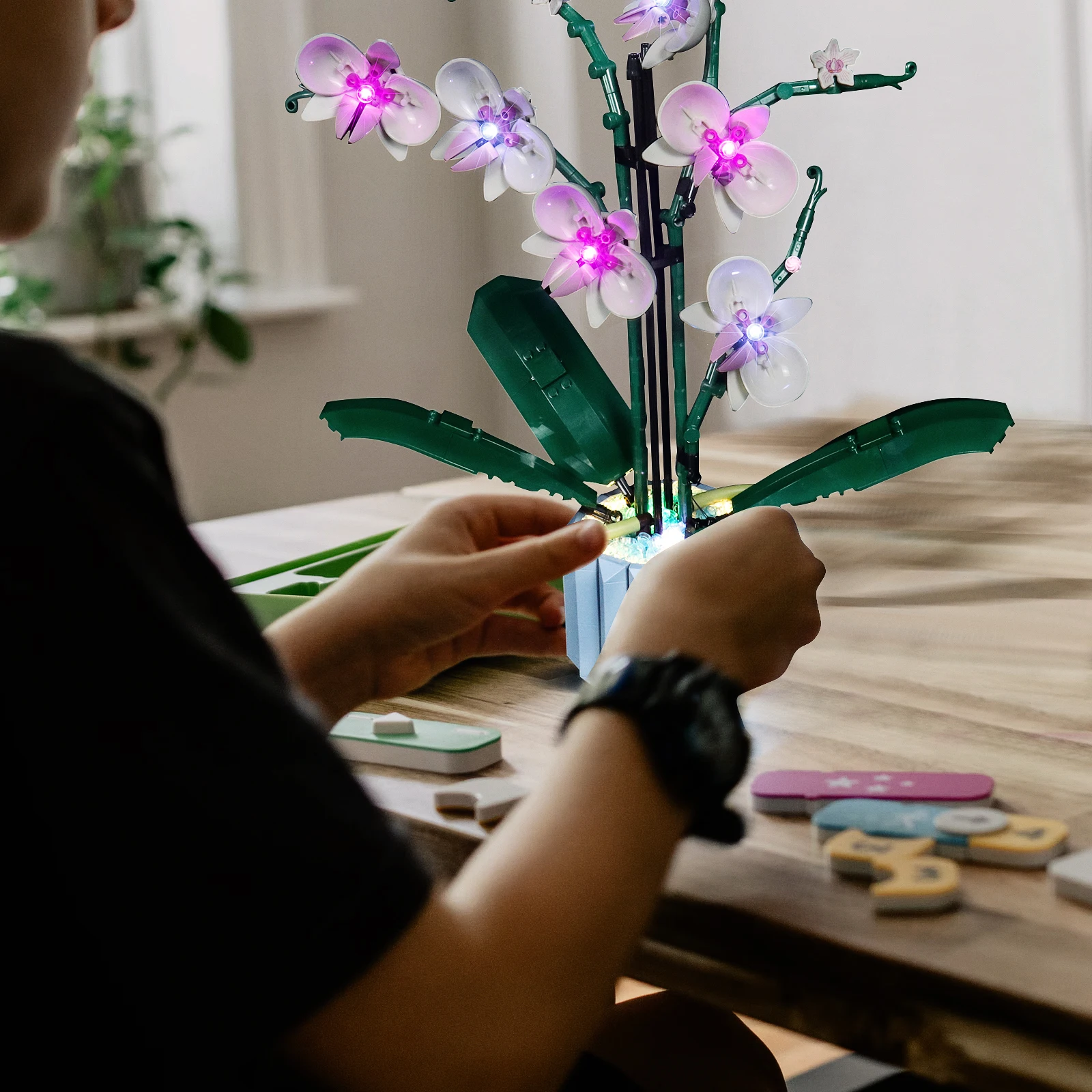 Vonado LED Light Kit for 10311 Orchid Building Blocks Set (NOT Include the Model) Bricks Toys For Children 5