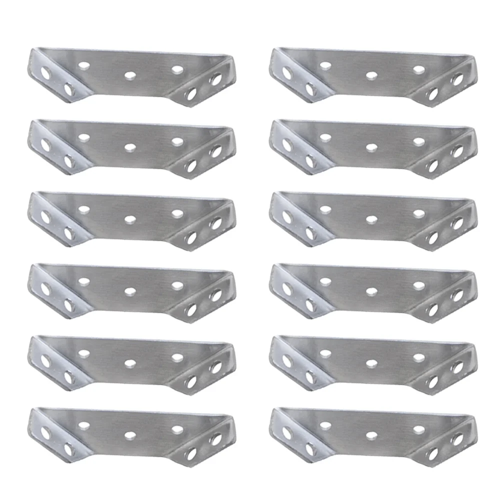 

20pcs Furniture Corner Connector Brackets Stainless Steel Corner Brackets Furniture Corner Braces