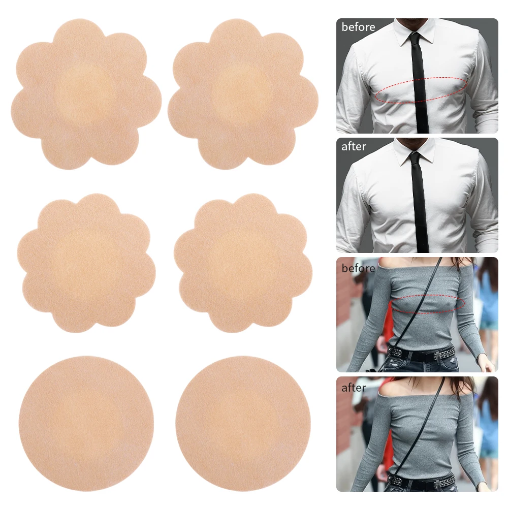 Women Safety Nipple Cover Stickers Sexy Breast Lift Tape Patch Intimates Female Self-Adhesive Invisible Bra Chest Nipple Padding silicone nipple cover disposable nipple cover breast nipple covers invisible stick on bra sticky bra silicone adhesive bra breast sticker silicone breast patch disposable breast patch women lingerie
