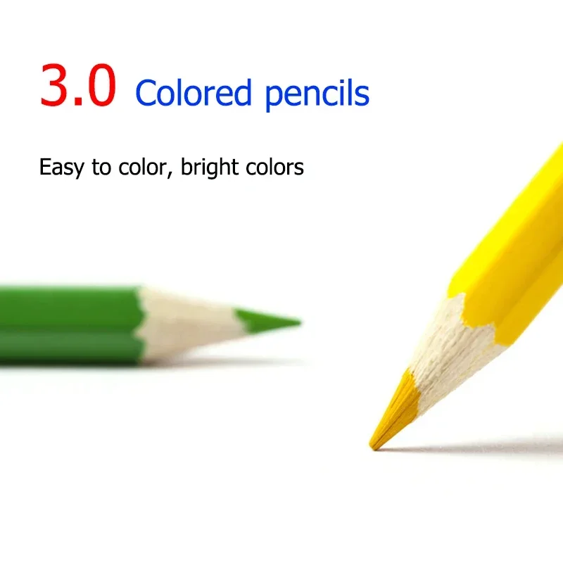 12-72 PCS Wooden Colored Pencils Set Art Supplies For Artist Drawing Writing Back To School Cute Korean Stationery - 3