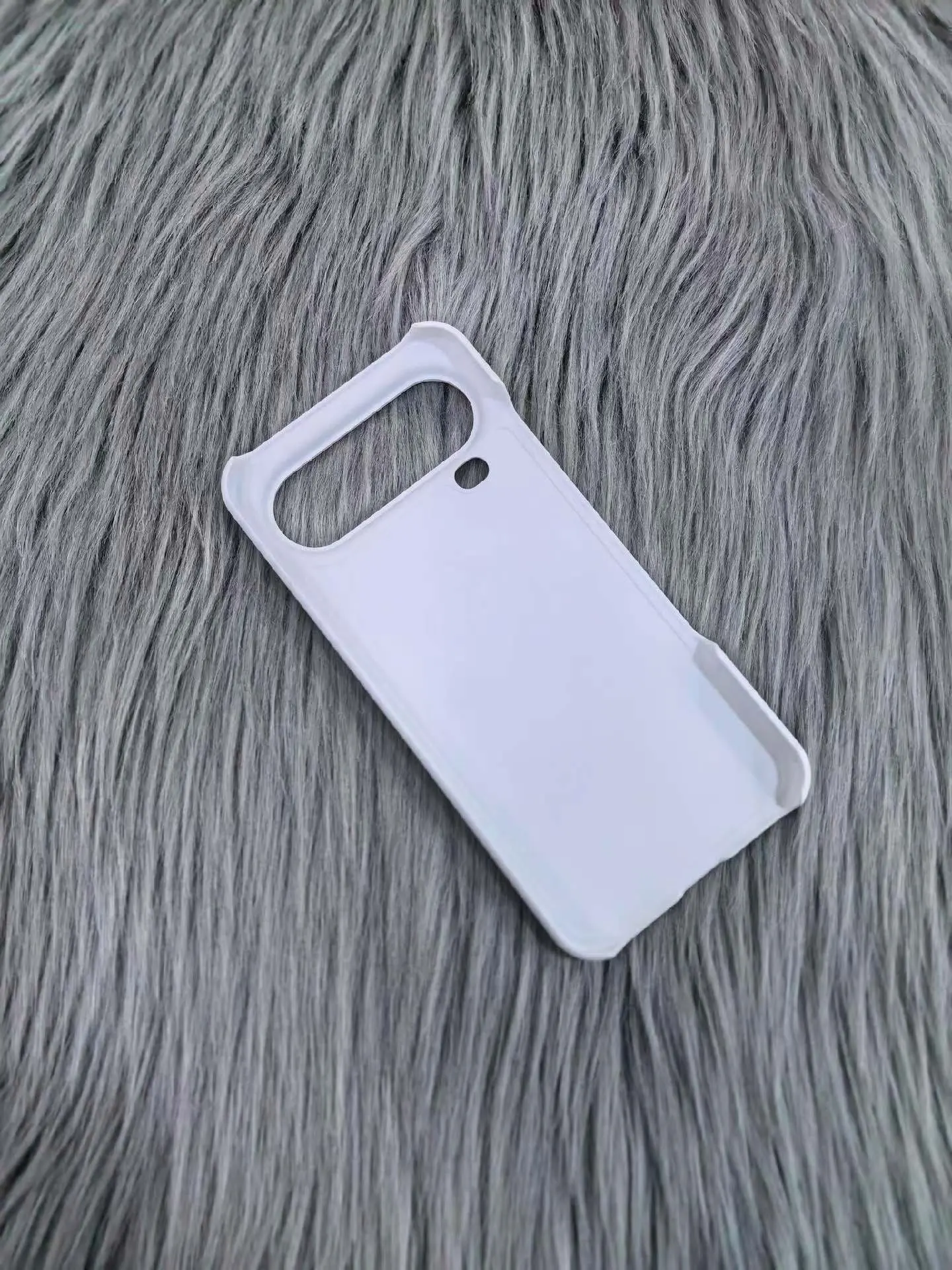 Slim Shockproof Matte Clear Phone Back Cover - Solid Color Bumper Shell