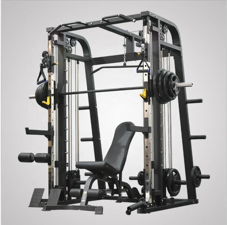 

Multi-Functional Home Use Comprehensive Training Fitness Gym Equipment Smith Machine Squat Rack