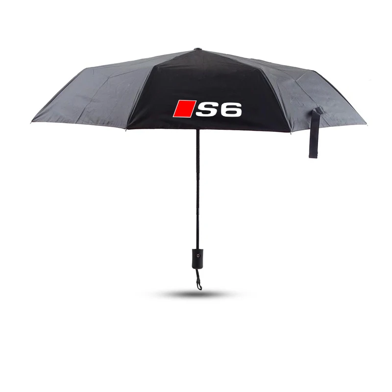 Car Automatic Folding Windproof Sunshade Umbrella For Audi S1 S2 S3 S4 S5 S6 S7 S8 Car Styling For Audi Umbrella Accessories