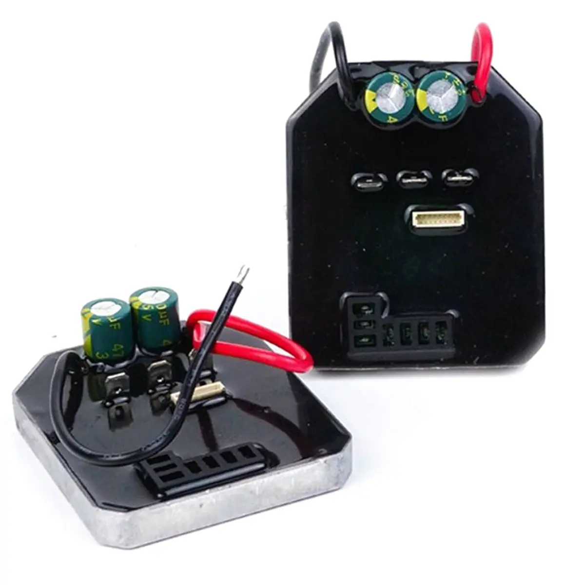 시간 절약 2Pcs 21V/50A 브러시리스 리튬 드릴 컨트롤러 알루미늄 쉘 듀얼 커패시터 전기 드릴 보드 고출력 제어