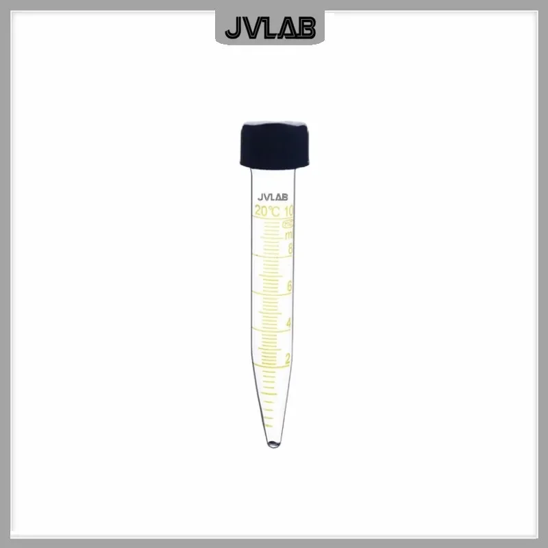 Glass Centrifuge Tube 10 ml Glass Test Tubes With Screw Cap & Scale Resistant High Temperature Tube Diameter 16 mm 10/PK
