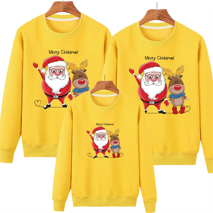 Conjunto familiar de jersey navideño, sudadera del escuadrón de Papá Noel, conjuntos a juego para madre, padre, hija e hijo, suéter para pareja, jersey para bebé y niño