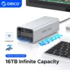 ORICO 16TB External SSD Storage Expansion Doching USB4 40Gbps RAID 0/1/5/JBOD Desktop Portable High-Speed Storage for PC Laptop 1