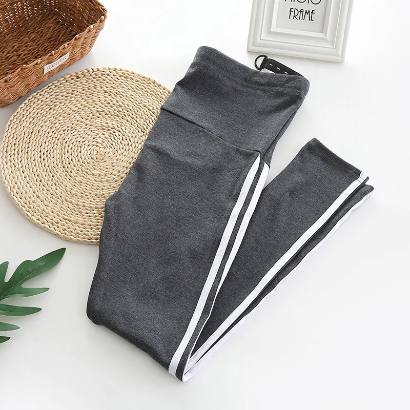 2 Colors Adjustable Waist Ladies Trousers Pregnant Women Fitness Black Leggings Pregnancy Maternity Pants Ropa Mujer Embarazada 4