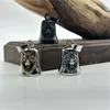 Vikings Wolf Necklace 316L Stainless Steel Jewelry Punk Biker Polishing Bell Man Pendant 1