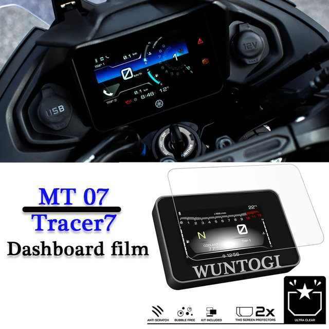 MT07 Dashboard Film For Yamaha Tracer 7 Tracer7 MT 07 MT-07 2023 Scratch  Cluster Screen