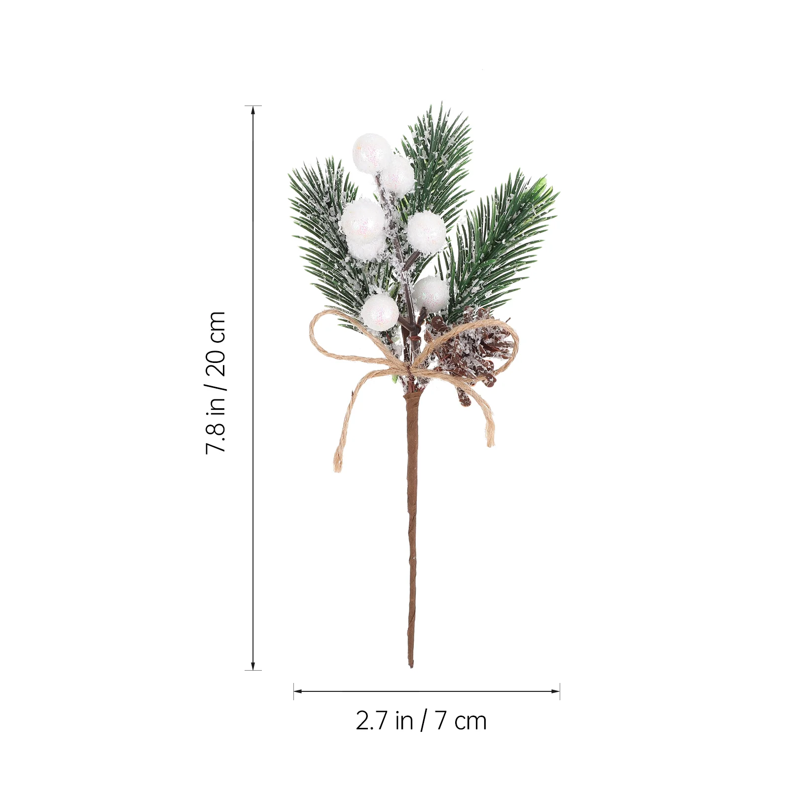 

Christmas Simulation Berry Pine Needle Diy Green Pine Ornament Simulation Christmas Pine Picks Stems DIY Wreath