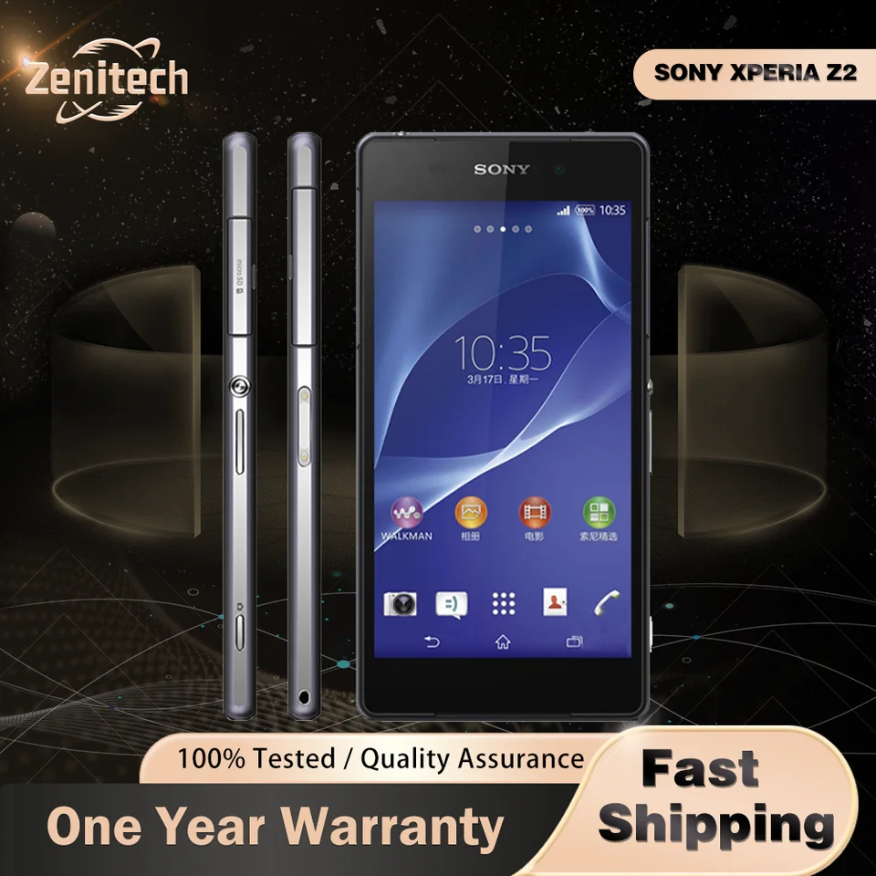 XPERIAaceⅢ　Y!mobile Original Sony Xperia Z2 D6503 4G Mobile Phone 5.2'' 3GB RAM 16GB