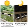 4 Solar LED Bright Deck Lights Garden Light Deck Lamp Solar Stairs Light 3