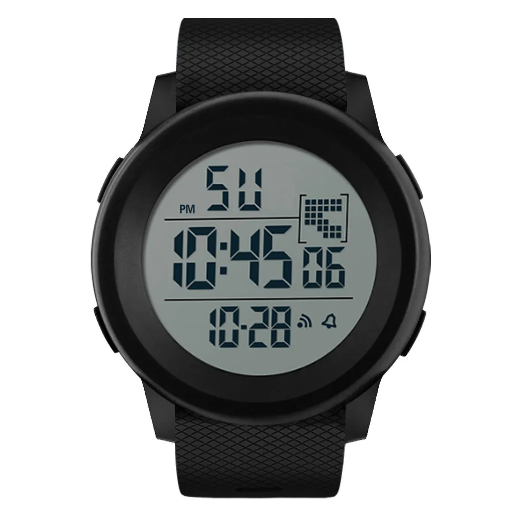 

Simple Fashion Men'S Digital Watches Diamonds Square Dial Watch Stainless Steel Strap Waterproof Clock Sport Dial Clock 기계식 시계