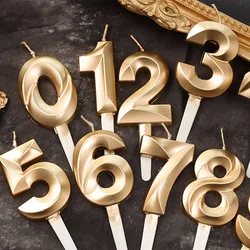 Digital Candle Cake Decoration Plug-in Baby 100 Days Full Moon Birthday Dessert Table Accessories 0123456789 Wedding Tools