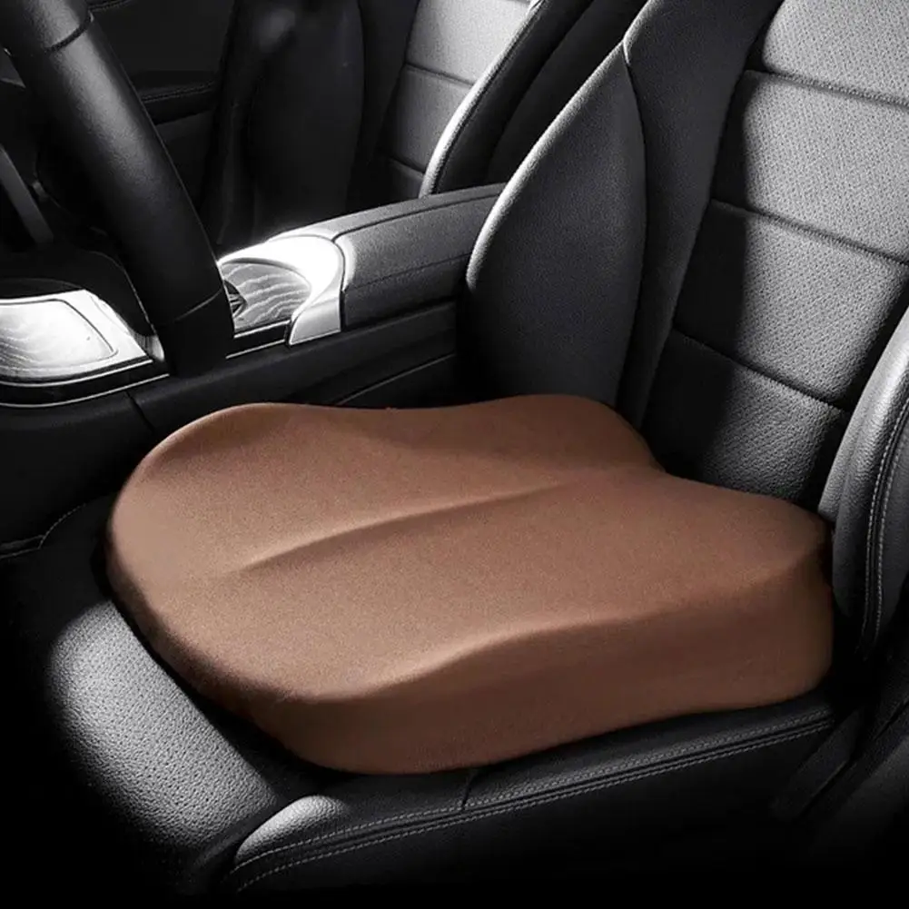 Enhanced Comfort Memory Foam Car Seat Cushion - All-Season Universal Booster for Driver's Chair