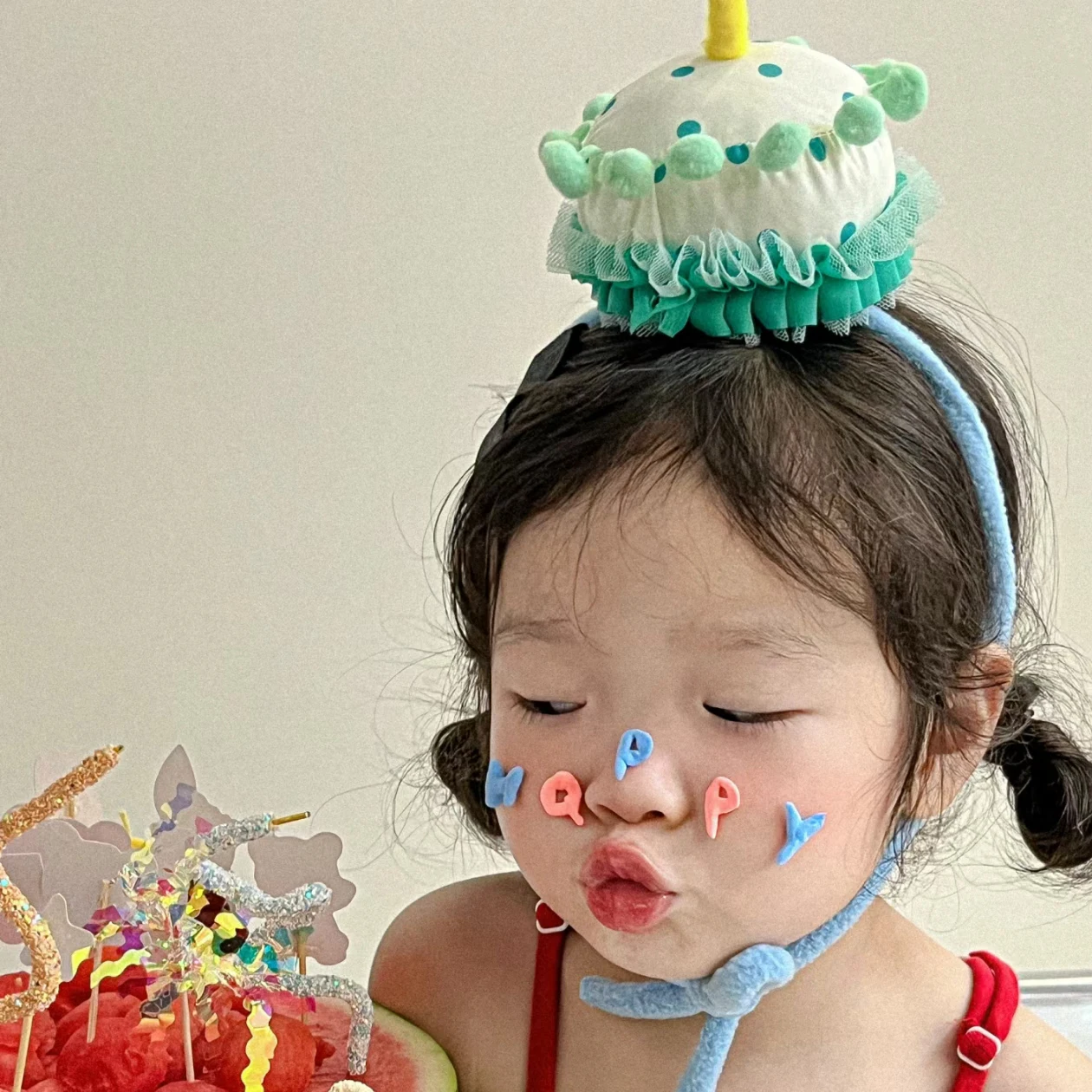 Birthday Atmosphere Props Children's Headwear Hats Girls Boys Scene Photography Balloons Celebratory Festive Accessories - 2