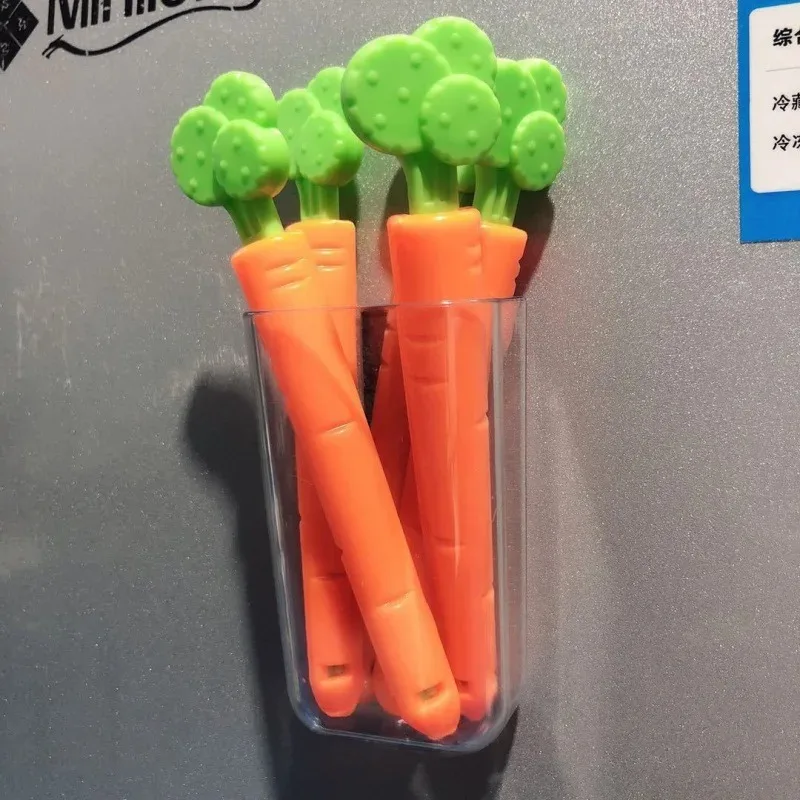 Carrot Sealing Clip 5pcs Creative Kitchen Food Freshness Snack Storage Moisture Resistant