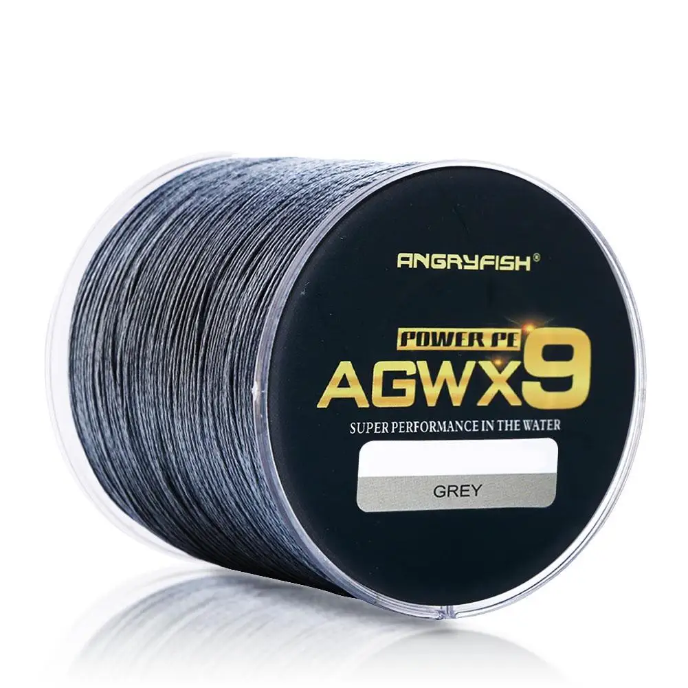 

Angryfish Agwx9 500m Braided Fishing Line Super Strong Wear-Resistant Excellent Casting Distance For Fishing Enthusiast Pe Line