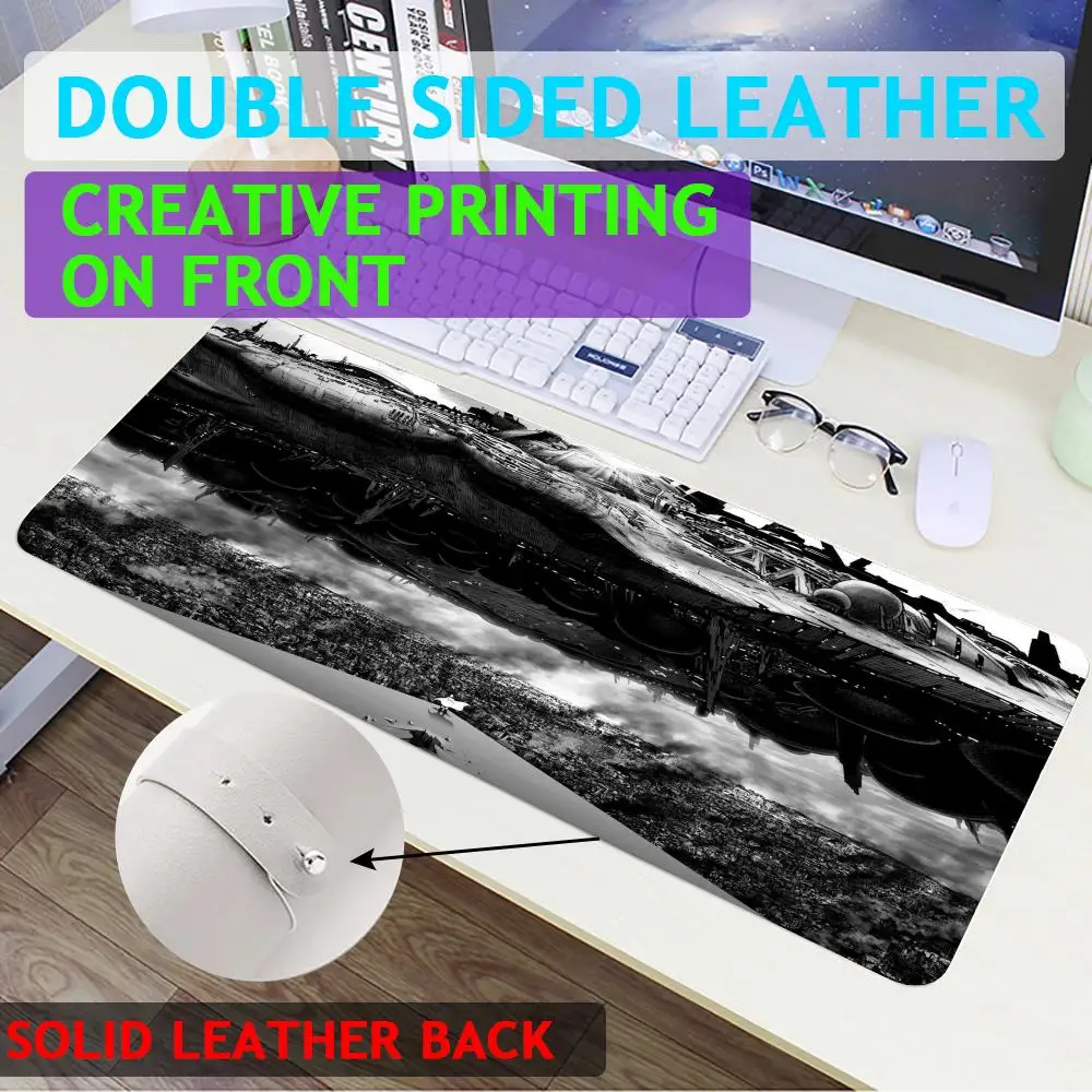 

SSS-level hero teacher Saitama large computer mouse pad One_Punch Man XXL PC game mat non-slip waterproof PU leather mouse pad