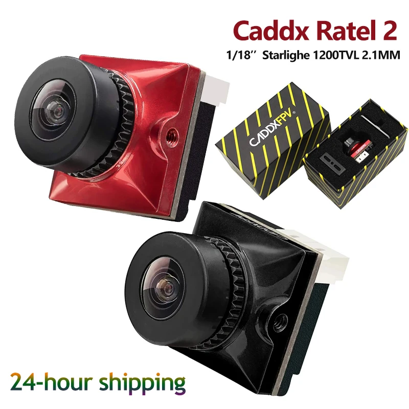 

Caddx Ratel 2 Baby2/Ratel2 1200TVL 2.1mm NTSC PAL 16:9 4:3 Switchable Super WDR FPV Micro Camera Remote Control Drone