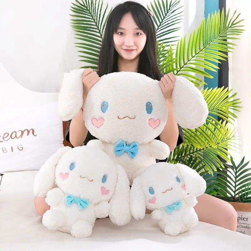 

Sanrio Anime Kuromi Cinnamon Roll Super Soft Plush PP Cotton Large Size Girl Sofa Pillow Baby Sleep Toys Children Birthday Gift