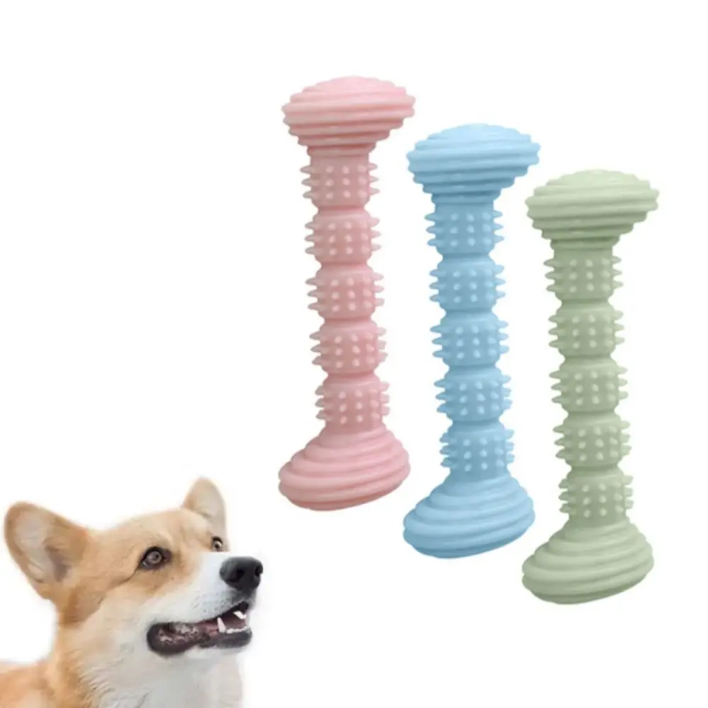 

TPR Dog Chewing Toys Bite Resistant Dog Teething Cleaner Stick Puppy Chew Training Toys Soft Dog Bone Toy Tooth Cleaning