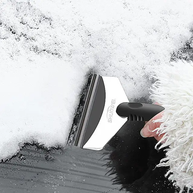 Ice Scrapers For Car Windshield 6 Inch Scratch Free Bristle Head Snow Brush  Tough Window Snow Scraper With Sturdy Body Ergonomic - AliExpress