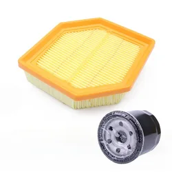 Premium Motorcycle Air and Oil Filter Set with Carbon Dynamic Design (1 set)
