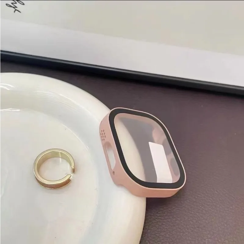 Sleek Protective Case with Tempered Glass