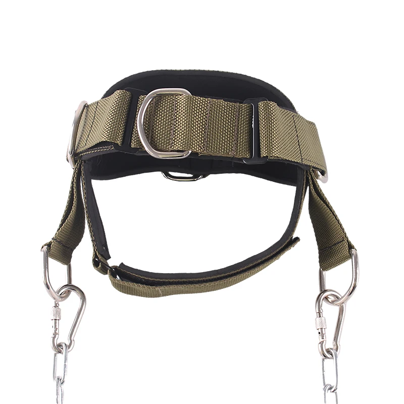 Weight Lifting Head Neck Straps,Nylon Cap with Chain,Increases Neck Core Strength,Neck Harness,Neck Trainer for Home 2