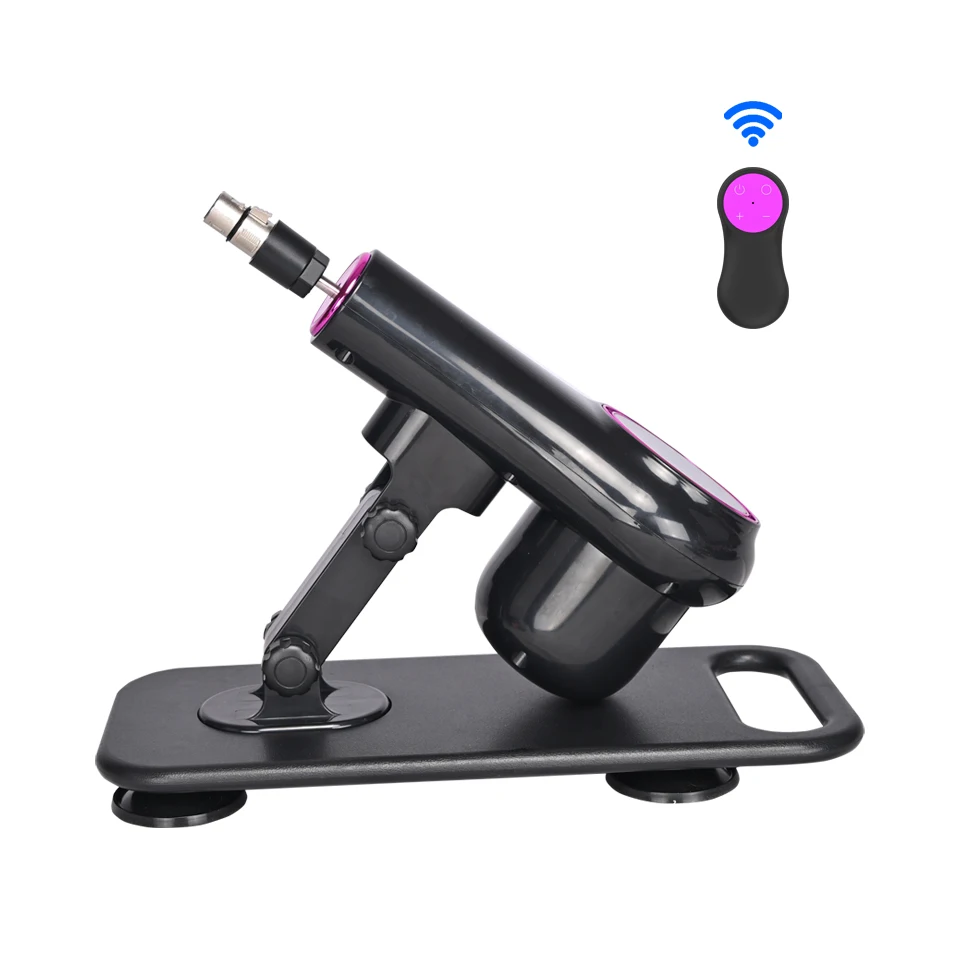 Adjustable Angle Thrust Machine Automatic Sex Machine For Adults   Adjustable Thrusting Machine With Suction Cup Base, Quiet Motor, 3XLR  Connector Dildo Machine