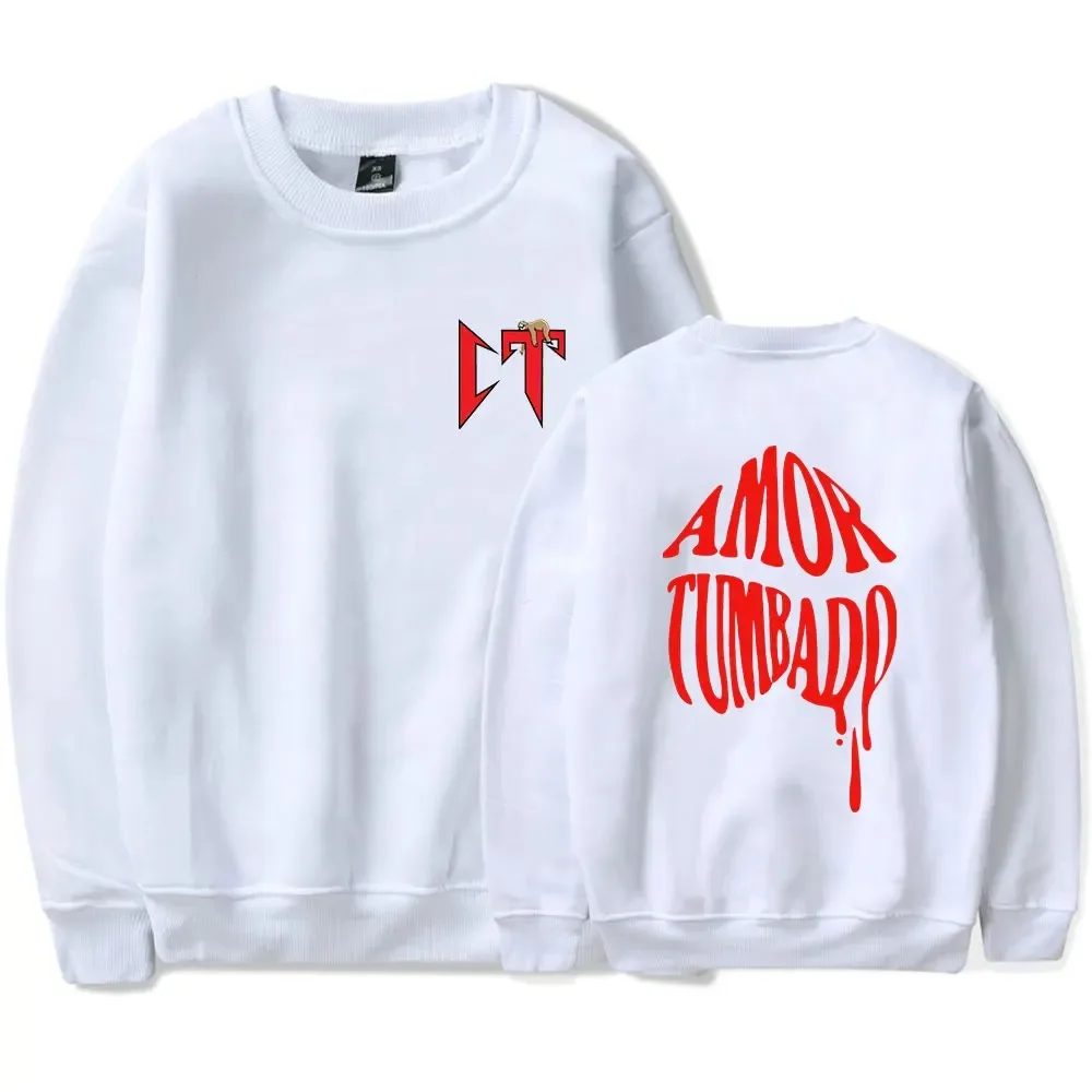 Natural Cano Love Tumbled Sweatshirts for men and women, round neck streetwear, long sleeve pullover, fall and winter fashion