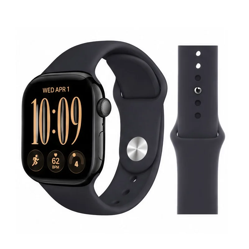 Silicone Sport Band for Smartwatch, Breathable Wristband Strap