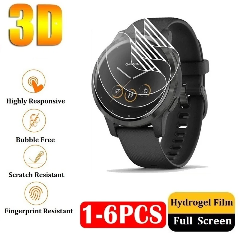 

Protective Film on Garmin Vivoactive 5 4s 4 3 Screen Protector for Garmin Vivoactive 5 4s 4 3 (Not Glass) Hydrogel Film Foil
