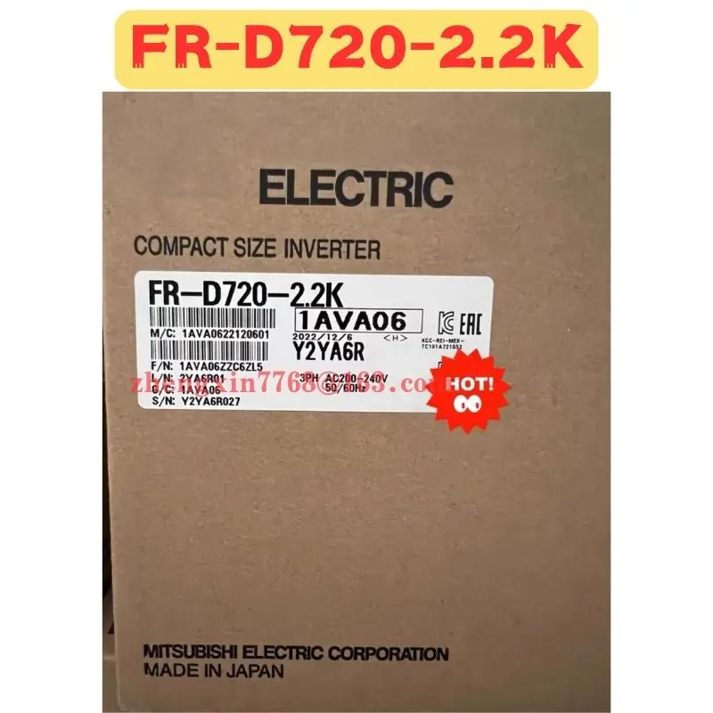 

Brand New FR-D720-2.2K FR D720 2.2K Frequency Converter