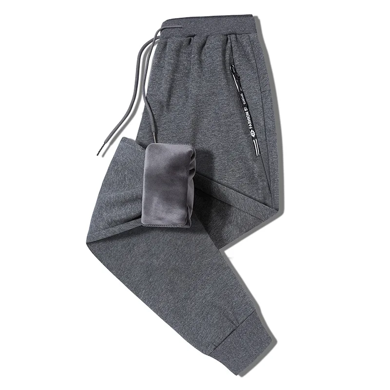 Jogger Men Autumn Winter Thick Fleece Pants Plus Size 8XL Sweatpants Male Trousers Big Size 8XL Track Pants