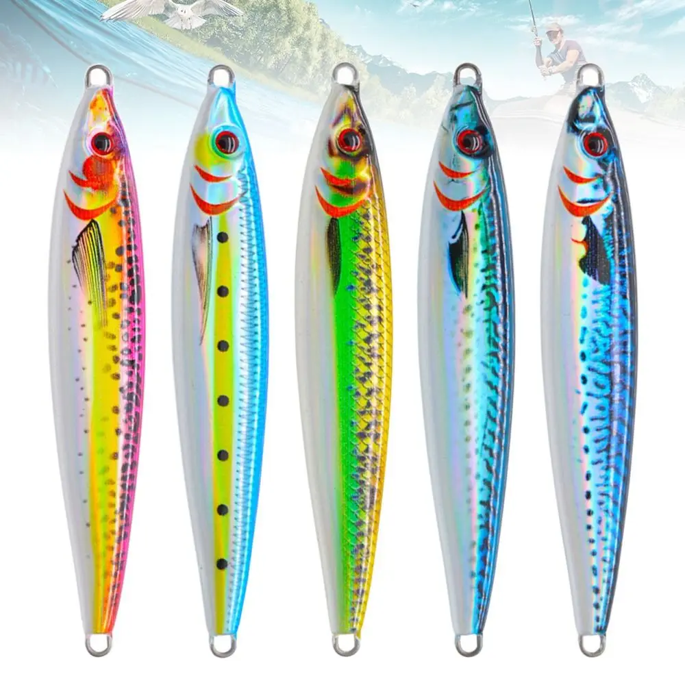 HotColorful30g40gSpinningBaitsSpanishmackerelMetalFishingLure