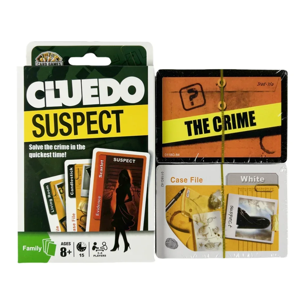 Cluedo Suspect Card Game Strategy Board Game Multiplayer Interactieve Kaarten Board Game Cards,Family Party Game Board Deck